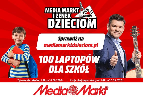 100 laptopw dla szk od MediaMarkt