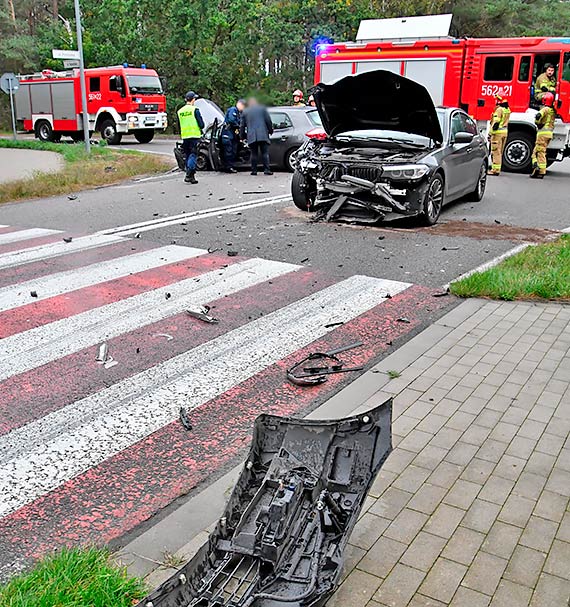 Wypadek samochodowy w Przytorze