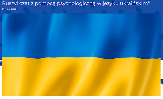 Ruszył czat z pomocą psychologiczną w języku ukraińskim*