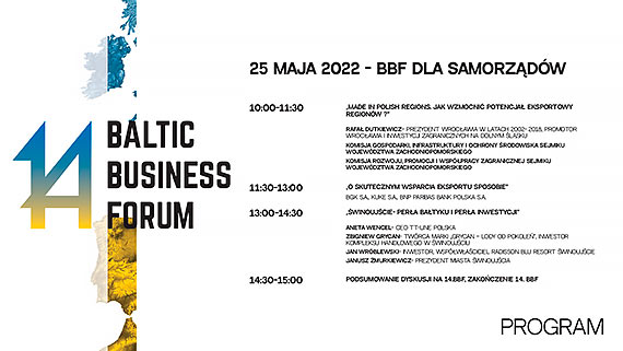 Baltic Business Forum 2022 - „Energia dla odbudowy Ukrainy”