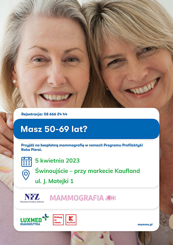 Badania w mobilnej pracowni mammograficznej LUX MED w kwietniu - winoujcie